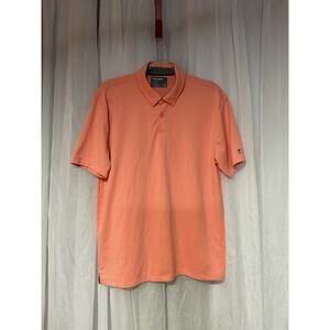 Twillory Shirt Mens XL Pink Performance Polo Golf Stretch short sleeve comfort